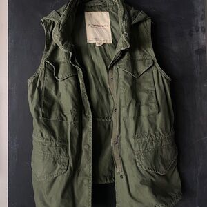 Ralph Lauren Men's Dark Green Utility Vest